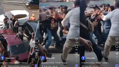 Viral Aksi Pengeroyokan Oknum Ormas Pemuda Pancasila kepada Anggota TNI Arhanudse