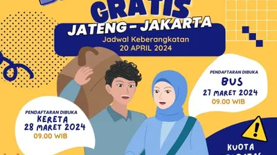Program Balik Rantau Gratis Bersama Pemprov Jawa Tengah 