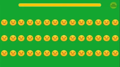Tes IQ : Temukan Emoji Tanpa Alis Dalam 10 Detik