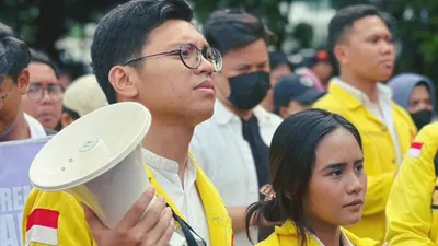 Ketua BEM UI Mengaku Mendapatkan Upaya Intimidasi&nbsp;terkait Protes Putusan MK (instagram @melkisedekhuang)