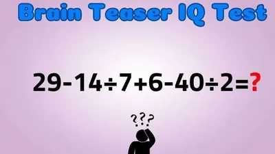 Tes IQ: Selesaikan Soal Matematika Ini dalam Waktu Kurang dari 15 Detik!