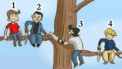 Tes IQ dalam 11 Detik Antara 4 Orang Ini Siapa yang Paling Bodoh&nbsp;Kecerdasan Kamu Terlihat di Sini