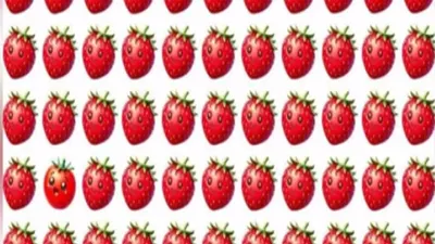 Tes Ilusi Optik: Temukan Tomat di Antara Banyak Strawberry dalam Gambar Ini Selama 5 Detik! Bisa?