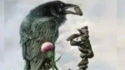 Perhatikan gambar ilusi dalam tes kepribadian ini, disajikan sebuah gambar yang di dalamnya tampak seekor burung gagak hitam.