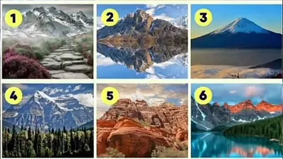 Dalam tes kepribadian kali ini kamu harus pilih salah satu gambar gunung dan cari tahu karakter tersembunyi di alam bawah sadar.