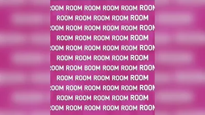 Adakah kamu sudah berhasil menemukan kata boom di antara kumpulan kata room pada tes penglihatan berikut ini? Coba dicek.