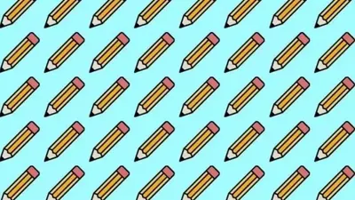 Tes Penglihatan: Yakin Punya Mata Tajam? Coba Temukan 1 Pensil yang Berbeda pada Gambar Ini