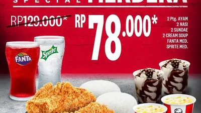 PPromo KFC spesial Hari Kemerdekaan Indonesia 17 Agustus 2023