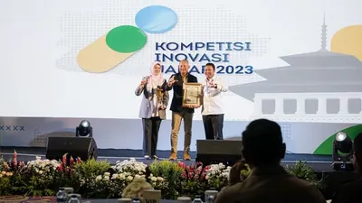 Terapkan Inovasi Berkelanjutan, bank bjb Raih Penghargaan Kategori BUMN/BUMD di Ajang KIJB 2023