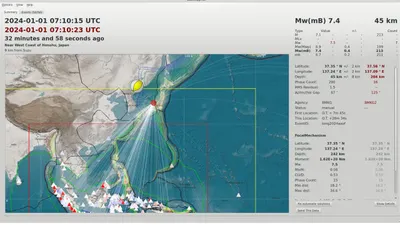 Video Detik-detik Gempa Jepang Berkekuatan 7,4 Magnitudo, Peringatan Tsunami hingga 5 meter