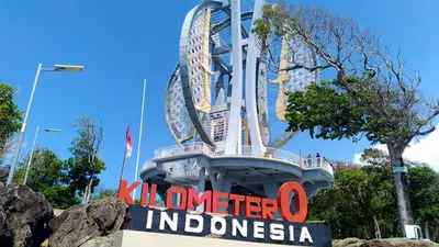 Titik Nol Kilomenter Indonesia di Sabang , Aceh