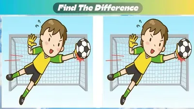 Tes IQ: Temukan 3 Perbedaan Gambar Kiper Sepak Bola Dalam 34 Detik!