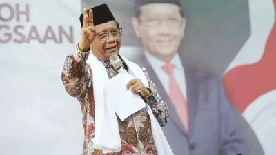 Menkopolhukam sekaligus Cawapres No Urut 3, Mahfud MD