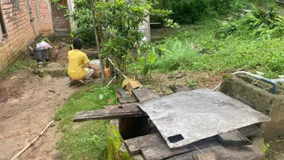 Sumur Warga di Benuang PALI Masih Tergenang Minyak dan Bau Imbas Pipa Milik Pertamina Pecah