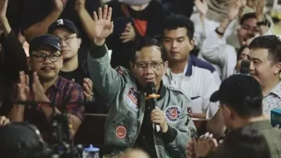 Mahfud membantah narasi bahwa wacana hak angket hanya merupakan gertakan dari partai-partai yang kalah Pemilu 2024.