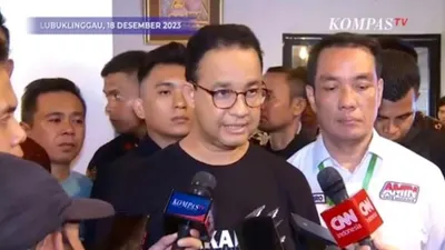Calon presiden nomor urut satu Anies Baswedan