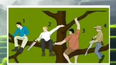 Tes Kepribadian : Gambar Pria Bergelantungan di Pohon yang Kamu Pilih akan Mengungkap Karaktermu