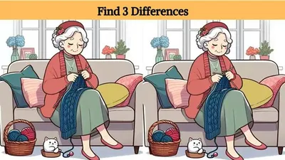 Tes IQ: Ada 3 Perbedaan pada Gambar Nenek ini