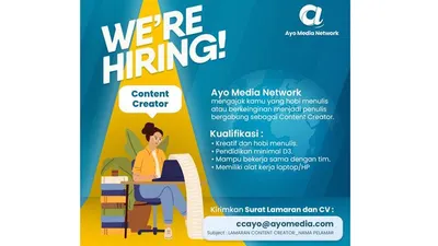 Lowongan Kerja Content Creator AyoJakarta.com