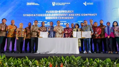 Akselerasi Ekonomi, bank bjb Terlibat dalam Kredit Sindikasi Pembangunan Pabrik Pusri IIIB 