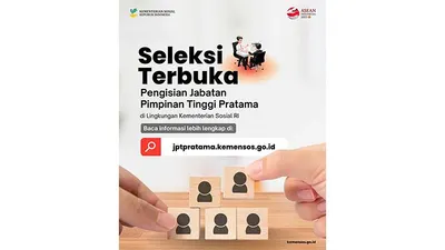 Kemensos RI Buka Lowongan Kerja Sebagai&nbsp;Jabatan Pimpinan Tinggi Pratama
