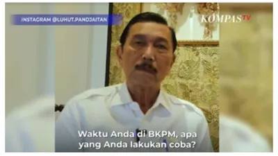 Menteri Koordinator Bidang Maritim dan Investasi (Menko Marves) Luhut Binsar Pandjaitan