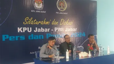 PWI Jabar dan KPU Gelar Diskusi Jelang Pemilu