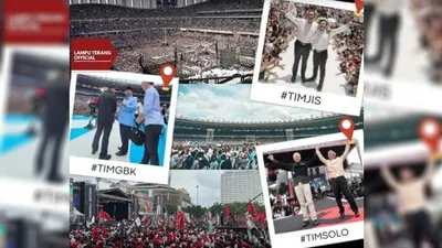 Kampanye Akbar yang Dilakukan Ketiga Paslon Capres Cawapres