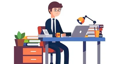 Ilustrasi bekerja