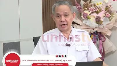 Dokter Spesialis Patologi Anatomi dan Spesialis Forensik, dr Gatot Lawrence