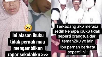 Viral Kisah Ibu Tak Pernah Ambilkan Rapor Sang Anak, Alasannya Bikin Nangis Sesenggukan