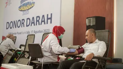 bjb Gelar Donor Darah untuk Memperingati HUT RI Ke-78