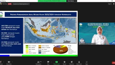 BMKG Rilis Prediksi Musim Hujan