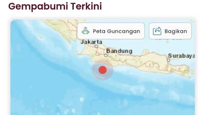 Info Gempa di Garut Jawa Barat
