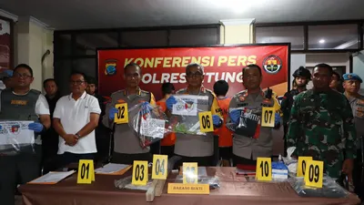 Polda Sulut amankan tujuh tersangka kasus bentrok di Bitung.