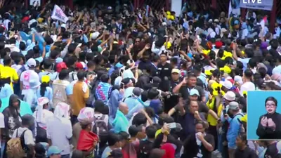 Gibran gunakan Motor Listrik kala datang ke kampanye akbar di GBK