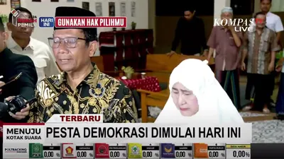 Usai Nyoblos di Jogja, Mahfud MD Akan Ikut Nobar Quick Count di Jakarta