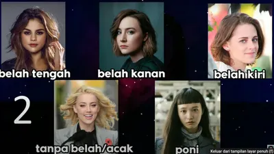 Gaya rambut seseorang dapat memberikan petunjuk tentang kepribadian seseorang.