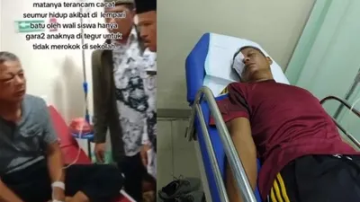 Zaharman (58), guru SMAN 7 Rejang Lebong harus mengalami nasib yang tragis lantaran diduga menjadi korban penganiayaan oleh orang tua murid, Arpanjaya (45).