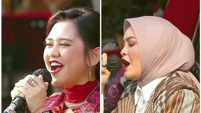 Ziva Magnolya dan Salma Salsabil, Jebolan Indonesian Idol Turut Meriahkan HUT RI ke 78 di Istana Merdeka
