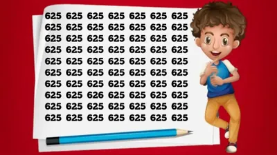 Tes Penglihatan: Temukan Angka 626 di antara Kumpulan Angka 625