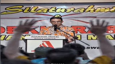 Anies Baswedan Silaturahmi Bersama Relawan AMIN Malaysia, Bahas Teritori Indonesia dan Luar Negeri