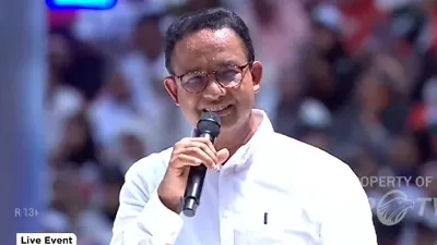 Anies Baswedan di Kampanye Terakhir