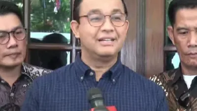 Capres Koalisi Perubahan untuk Persatuan Anies Baswedan tanggapi soal pemanggilan cawapresnya, Muhaimin Iskandar atau Cak Imin oleh Komisi Pemberantasan Korupsi (KPK).