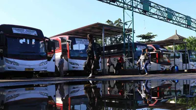 PT Pertamina menggelar program mudik gratis untuk memudahkan perjalanan pulang kampung bagi masyarakat yang merayakan Hari Raya Idul Fitri.