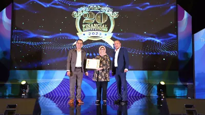 bank bjb Raih Penghargaan Top 20 Financial Institution 2023 dari The Finance 