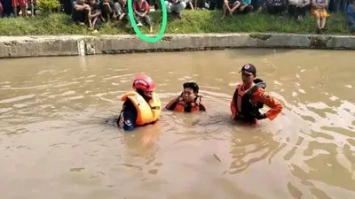 Kronologi Bocah di Brebes yang Dikabarkan Tenggelam Ternyata Malah Asyik Nonton Aksi Tim SAR Gabungan
