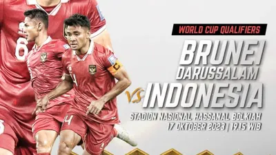 Timnas Indonesia akan berduel dengan Brunei Darussalam pada leg kedua Kualifikasi Piala Dunia 2023 malam ini, Selasa, 17 Oktober 2023.