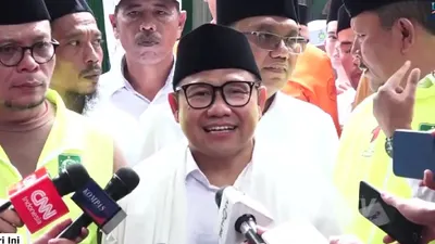 Calon wakil presiden (cawapres) nomor urut 1, Muhaimin Iskandar kiritk kebijakan Jokowi
