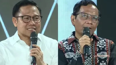 Cawapres 2024 Muhaimin Iskandar (Cak Imin) dan Mahfud MD